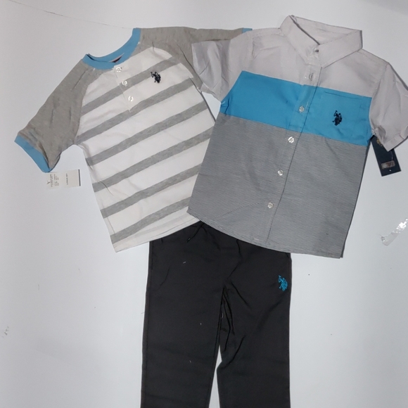 U.S. Polo ASSN.  Boys  set 3 piece - Picture 2 of 10